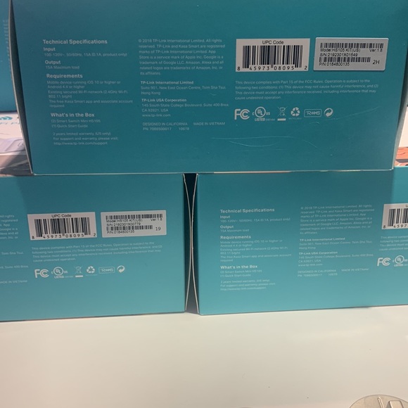 KASA smart TP Link  cause a smart Wi-Fi plug mini 2 pack lot of seven new - Picture 3 of 4